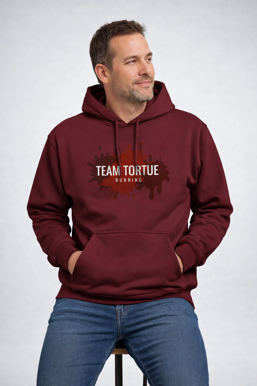 Sweat à capuche Team Tortue Homme