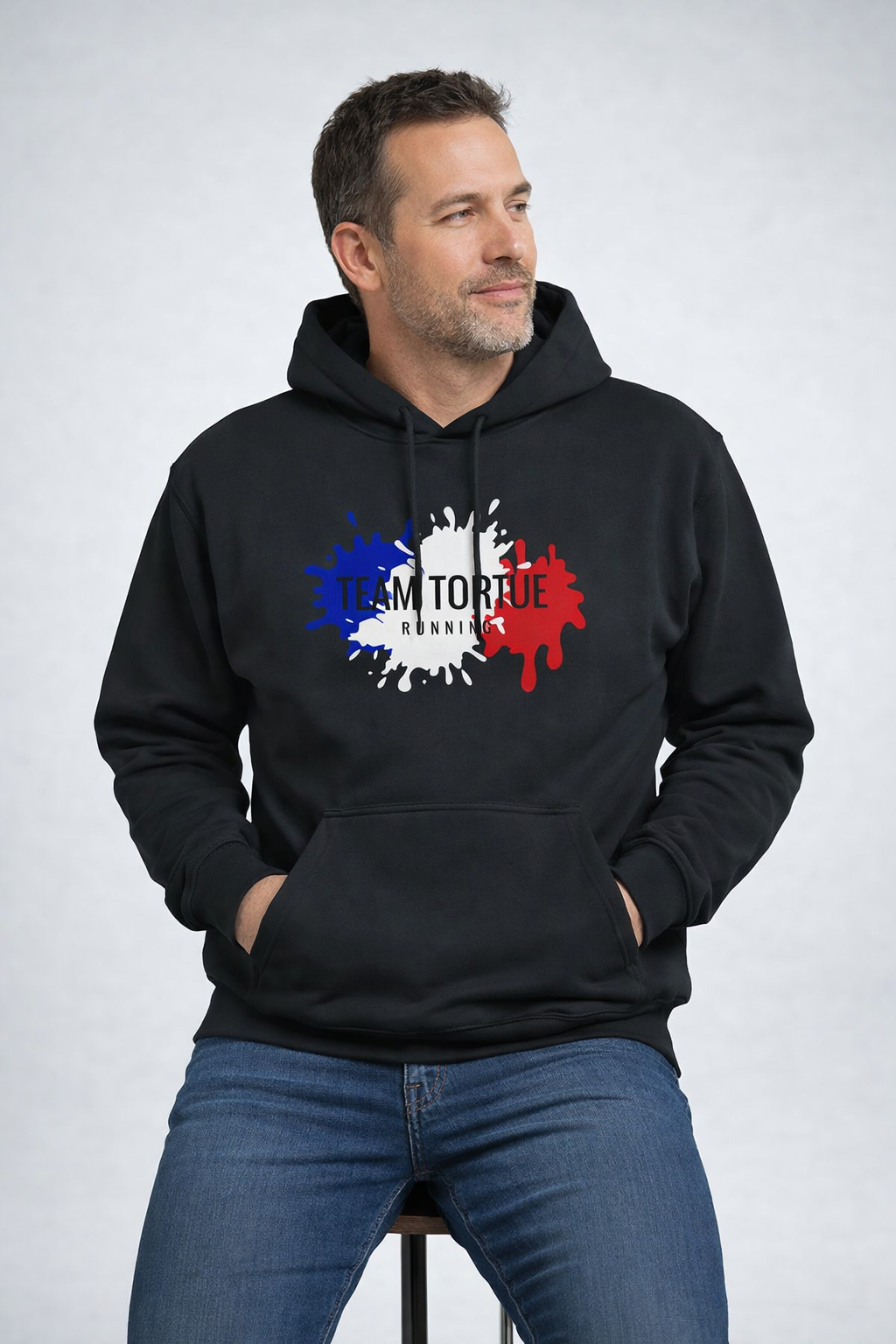 Sweat à capuche Team Tortue Homme