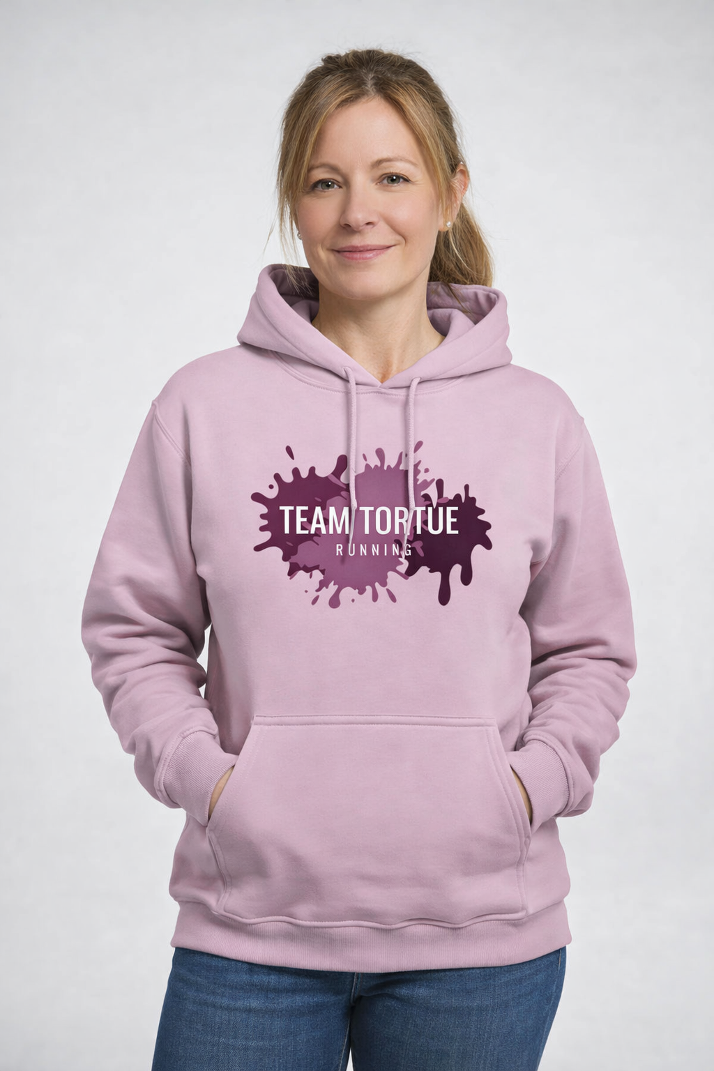 Sweat à capuche Team Tortue Femme