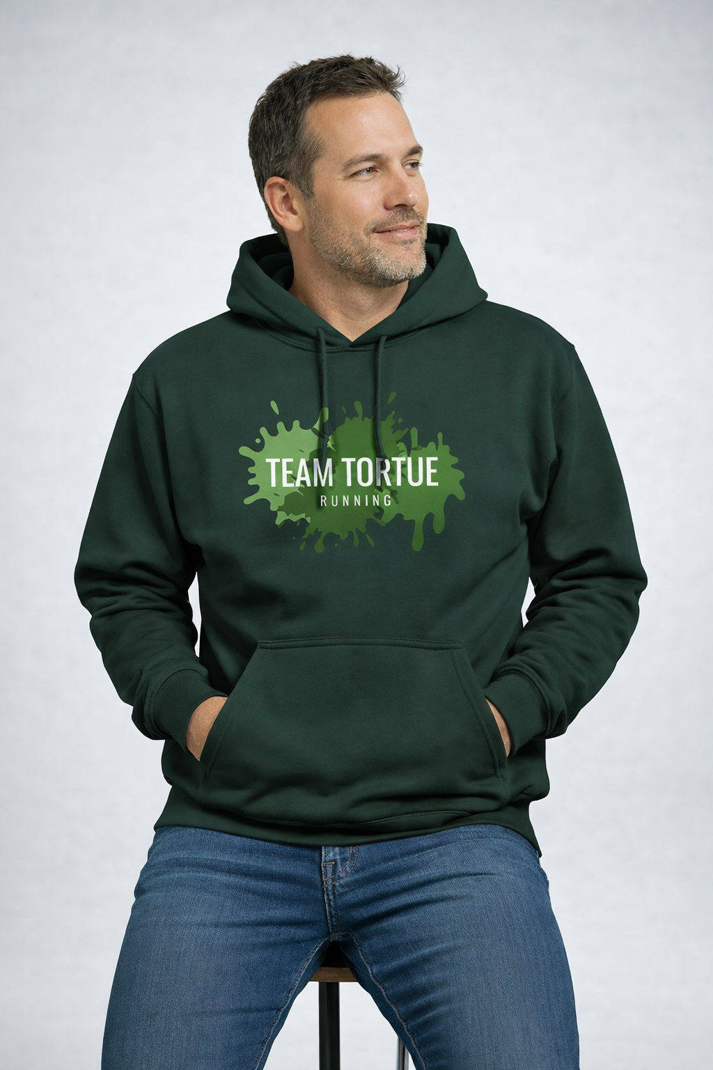 Sweat à capuche Team Tortue Homme